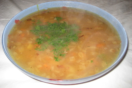 Фото к рецепту: Суп с чесноком