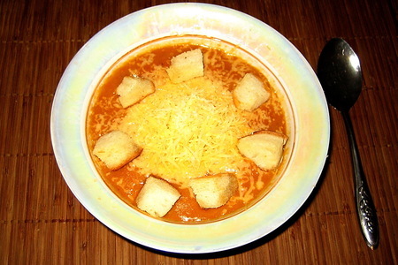 Турецкий чечевичный суп-пюре