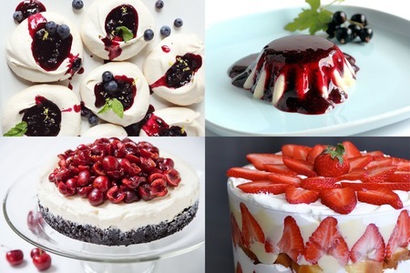 Десерты с летними ягодами 