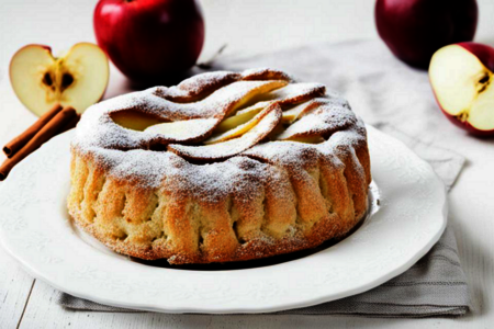 Шарлотка с яблоками и корицей: простой рецепт для настоящих гурманов