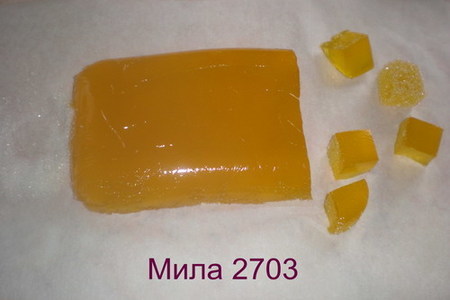 Фото приготовления рецепта: «апельсиновый» мармелад (желейные конфеты)