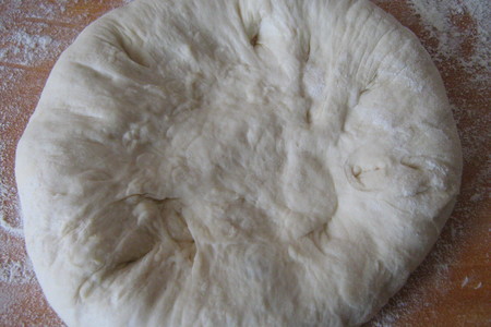 Фото приготовления рецепта: Кубдари-хачапури с мясом