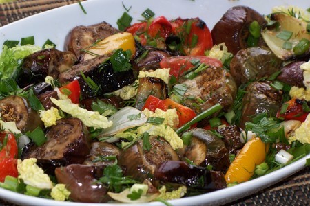 Овощной шашлык-овощной салат-овощной тоститос 3 в(из) 1!!!: шаг 5