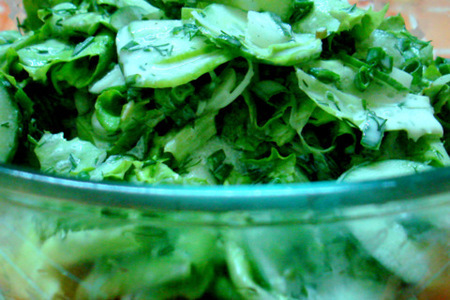 Зелёный, зелёный салат: шаг 7