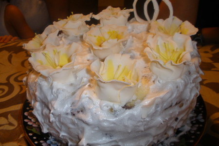 Торт белая лилия: шаг 1