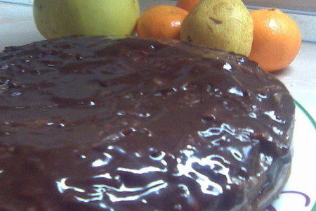 Кекс шоколадный с орехами и грушей для тех, кто не любит понедельники!: шаг 2
