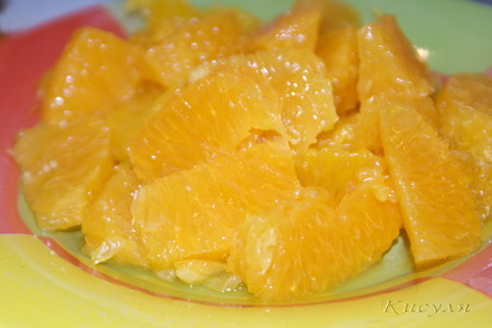 Тёплый салат из морских гребешков и спаржи под апельсиновым соусом: шаг 1