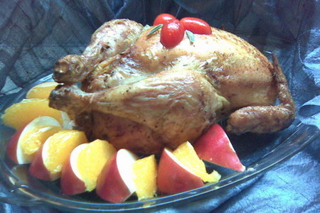 Кукурузно-печеночная начинка для курицы (или индейки) на рождество. фаршированная курица серия №2.: шаг 7