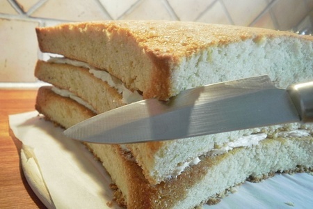 Торт подушка, фисташковый масляный бисквит, swiss meringue buttercream: шаг 26