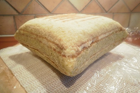 Торт подушка, фисташковый масляный бисквит, swiss meringue buttercream: шаг 34