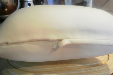 Торт подушка, фисташковый масляный бисквит, swiss meringue buttercream: шаг 43