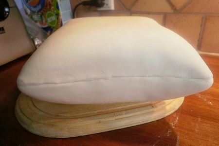 Торт подушка, фисташковый масляный бисквит, swiss meringue buttercream: шаг 45