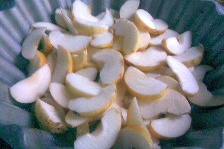 Необычный дрожжевой пирог-перевертыш (постный) с яблоками: шаг 2