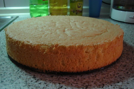 Бисквитно-кремовый торт: шаг 5