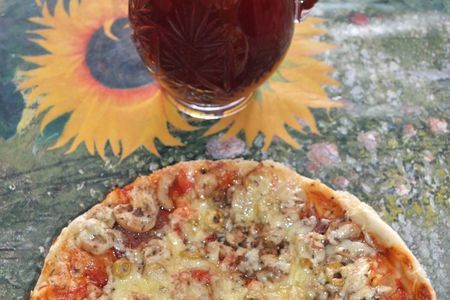 Рецепт теста для настоящей итальянской пиццы! и собственно сама пицца!: шаг 7