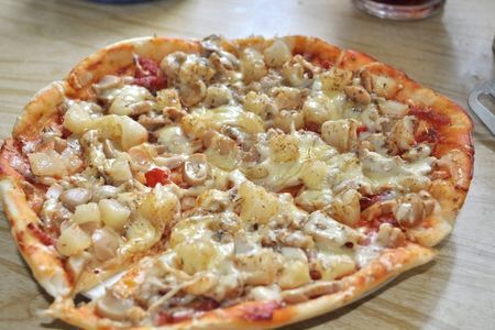 Рецепт теста для настоящей итальянской пиццы! и собственно сама пицца!: шаг 10