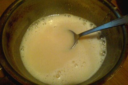 Банановое желе с топлёным молоком: шаг 4
