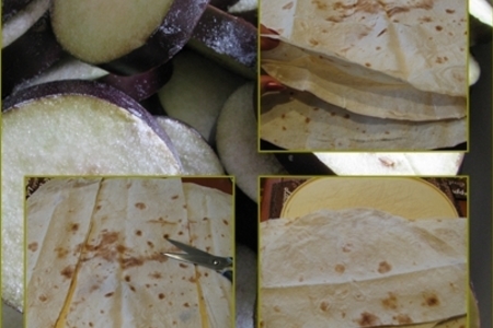 Слоённый пирог из лаваша с баклажанами и брынзой.: шаг 5