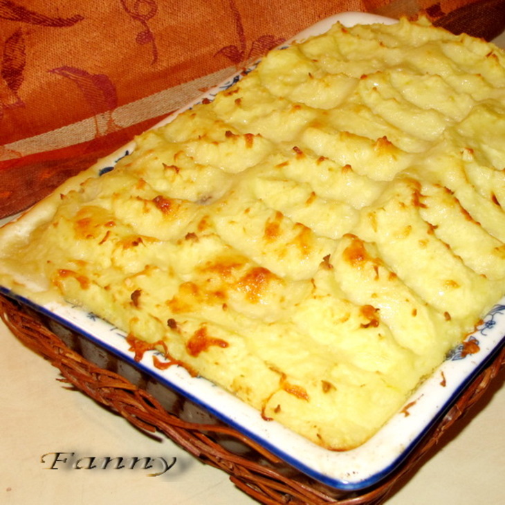 Картофельная запеканка по мотивам пастушьего пирога (shepherd's pie)