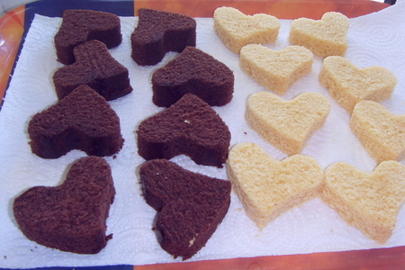"бисквитные сердца" - americana heart pound cake (серия-десерт 5 ***** за пол цента): шаг 2