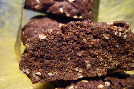 Шоколадно - кукурузное печенье с кунжутом.: шаг 7