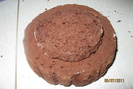 Торт "грибок"(детский тортик): шаг 1