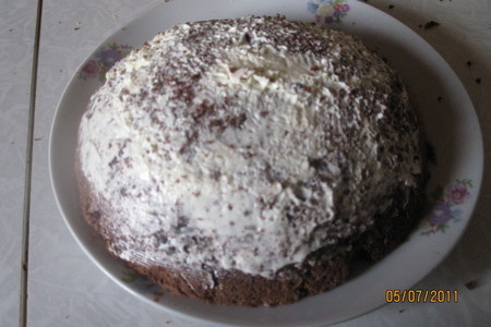 Торт "грибок"(детский тортик): шаг 3