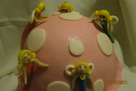 Торт "грибок"(детский тортик): шаг 16