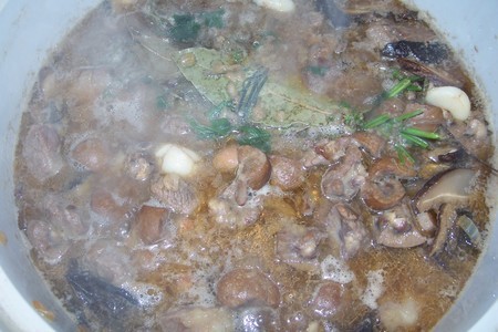 Английский пирог с говядиной, почками и грибами ("english steak &amp; kidney pie").: фото шаг 10