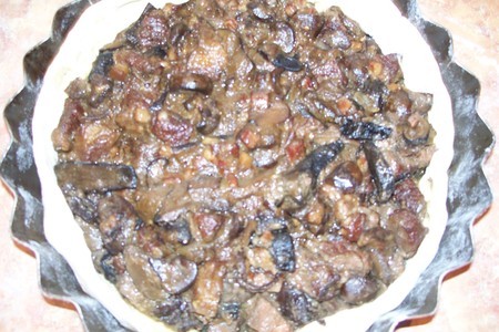 Английский пирог с говядиной, почками и грибами ("english steak &amp; kidney pie").: фото шаг 17