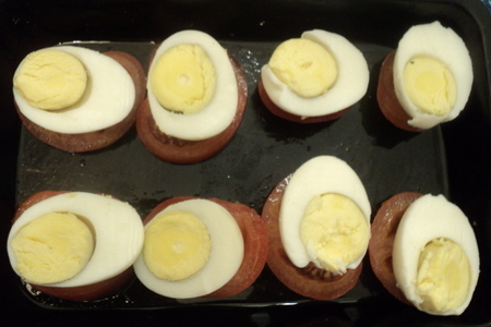 Запеченные яйца под  соусом: шаг 1