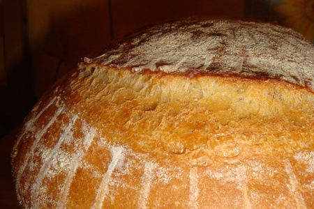 Хлеб пшеничный на спелом тесте (самозаквасочный): шаг 2