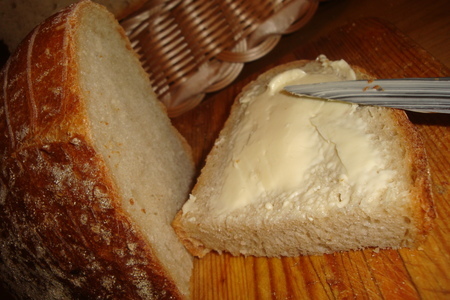 Хлеб пшеничный на спелом тесте (самозаквасочный): шаг 3