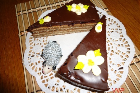 Baumkuchen (баумкухен) – слоистый торт весна пришла тортик / пироженки: шаг 9
