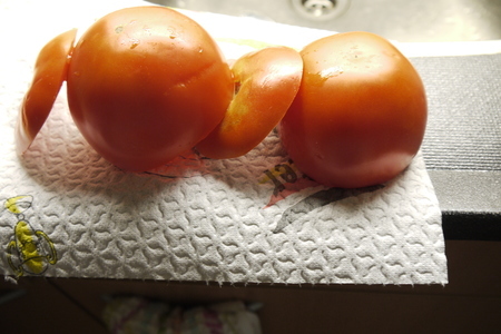 Грильные помидоры фаршированные моцареллой: шаг 2