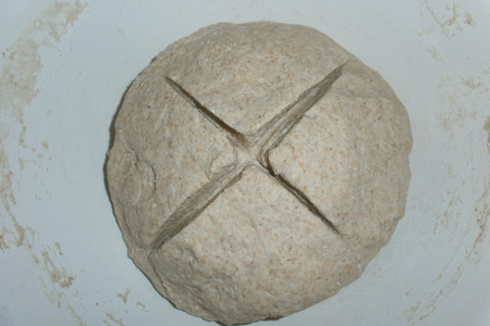 Ячменно-пшенично-ржаной хлеб (хлебный фм): шаг 3