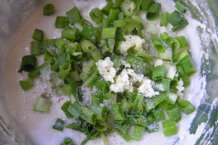 Лепешка с зеленым луком за 15 минут: шаг 2