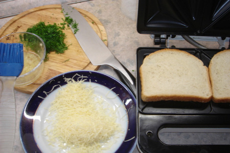 Пряный суп из двух видов гороха с мятой и сырными тостами: шаг 6