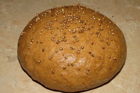Пшенично - ржаной хлеб с заварным солодом (тест- драйв): шаг 6