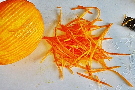 Морские гребешки с апельсиновым соусом и фисташками.: шаг 4