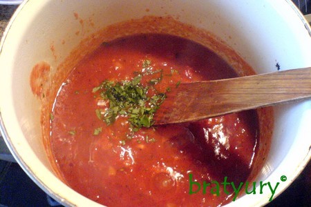 Соус томатный итальянской кухни: шаг 4