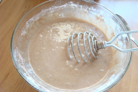 Кекс манный с какао и сиропом: шаг 5