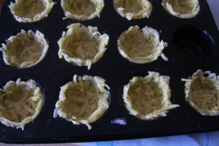 Фото приготовления рецепта: Картофельные  корзиночки