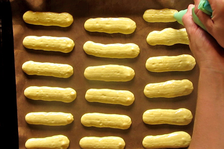 Бисквитное печенье савоярди для десерта тирамису. очень нежное и воздушное!: шаг 4