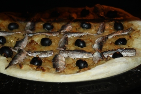 Французский луковый тарт писсаладьер (pissaladiere): шаг 14