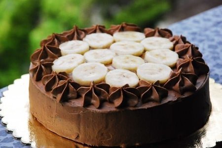 Шоколадно-банановый торт и другие десерты с фруктами: шаг 3
