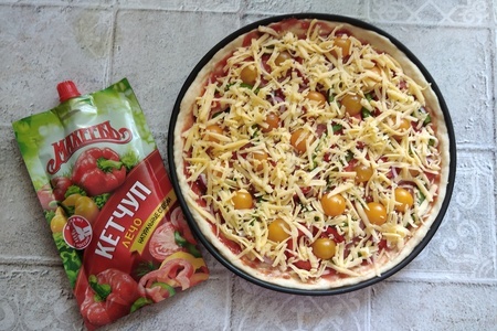 Пицца домашняя "махеевъ" #махеевъ: шаг 7