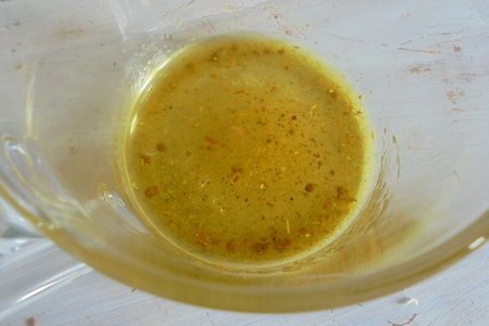 Нектарины с имеретинским сыром и зеленой аджикой: шаг 5