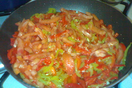 Кремово-овощной соус для макарон: шаг 3