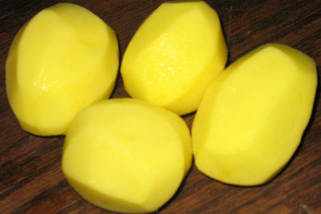 Запеченые картофельные ленточки: шаг 1